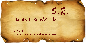 Strobel Renátó névjegykártya